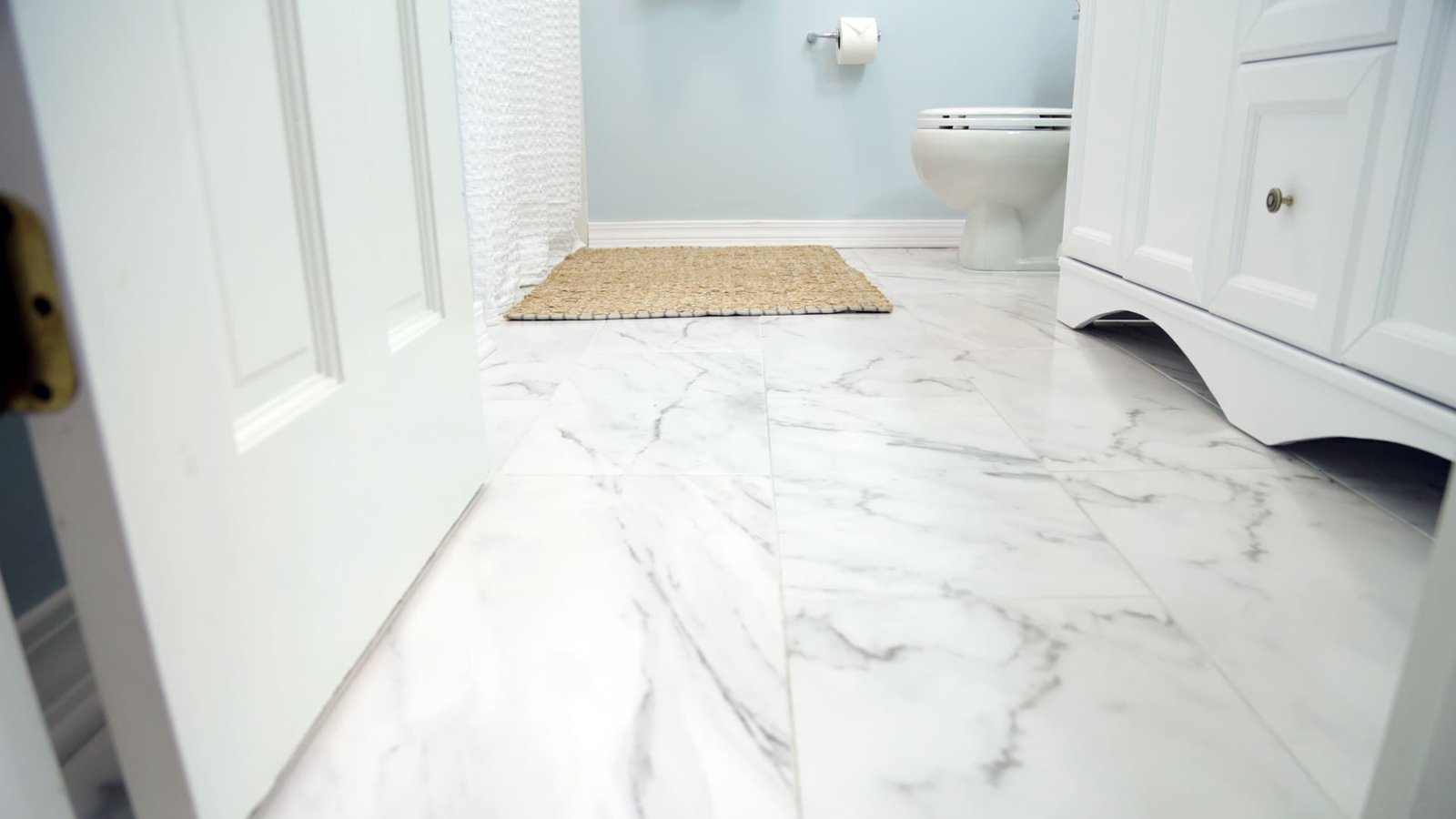 Bathroom tile install